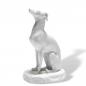 Preview: Figur sitzender Windhund, Meissen