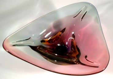 Design-Schale, Murano Glas, 1950er Jahre