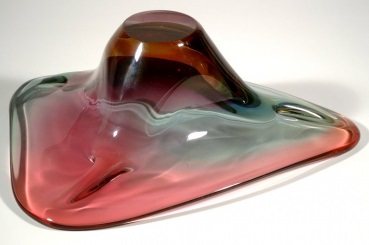 Design-Schale, Murano Glas, 1950er Jahre