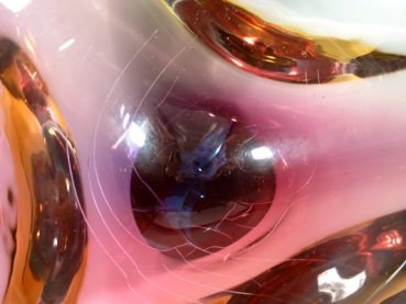 Design-Schale, Murano Glas, 1950er Jahre