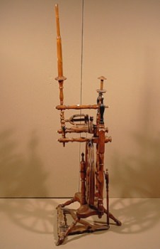 Spinnrad, Buche, 2 Spindeln