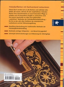 Buch Ellinor Schnaus, Oberfl�chenbehandlung alter M�bel