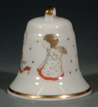 REICHENBACH Glocke, Adventskranz mit Christkind