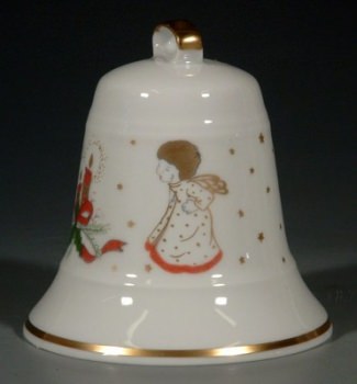 REICHENBACH Glocke, Adventskranz mit Christkind
