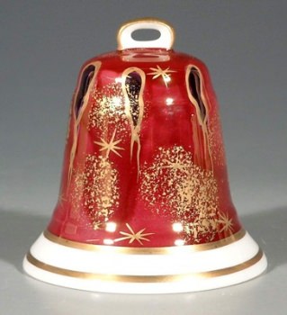 REICHENBACH Glocke, Rot /Gold