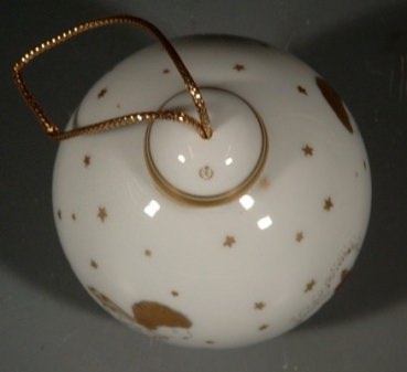 REICHENBACH Kugel, Adventskranz mit Christkind