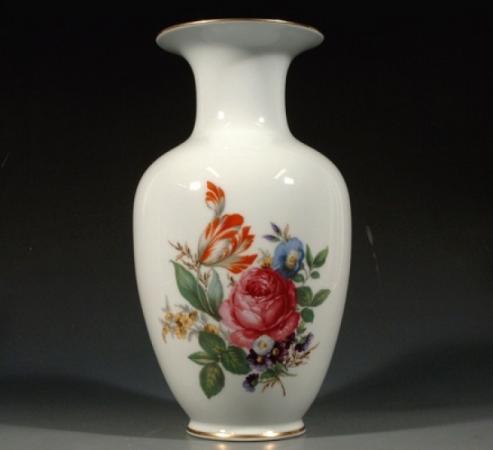 REICHENBACH grosse Vase, Blumenbukett
