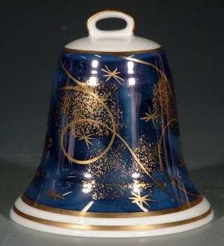 REICHENBACH Weihnachtsglocke, Blau / Gold