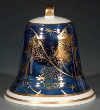 REICHENBACH Weihnachtsglocke, Blau / Gold