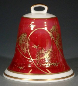 REICHENBACH Weihnachtsglocke, Rot / Gold