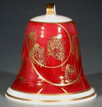 REICHENBACH Weihnachtsglocke, Rot / Gold
