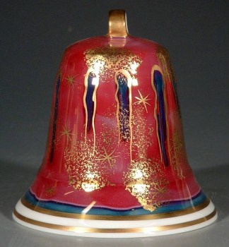 REICHENBACH Weihnachtsglocke, Rot / Gold