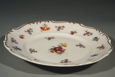REICHENBACH Kuchenteller, Blumendekor