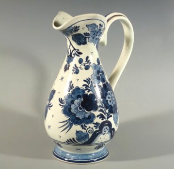 DELFT gro�er Krug, Henkelkrug, Blaumalerei