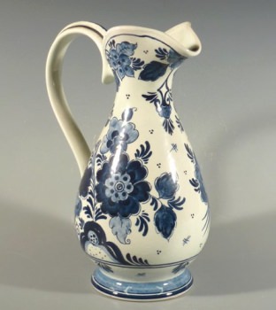 DELFT gro�er Krug, Henkelkrug, Blaumalerei