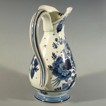 DELFT gro�er Krug, Henkelkrug, Blaumalerei