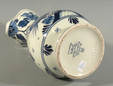 DELFT gro�er Krug, Henkelkrug, Blaumalerei