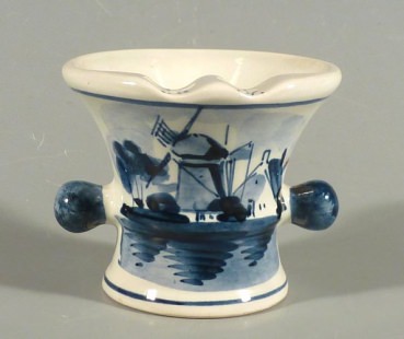 DELFT kleine Vase, Blaumalerei