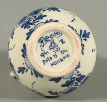 DELFT kleiner Krug, Gie�er, Blaumalerei