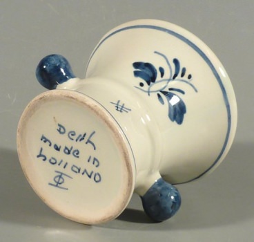DELFT kleine Vase, Blaumalerei