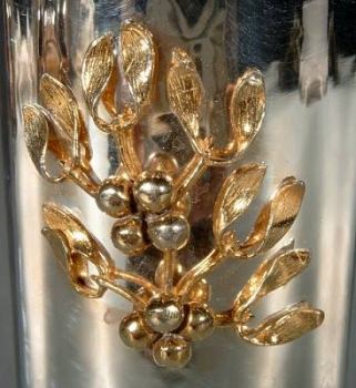 Blumenvase, Becher, 800er Silber