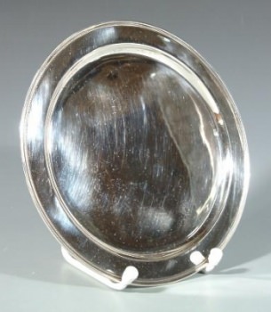 Anbietteller / Untersetzer / Tablett, 900er Silber