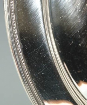 Anbietteller / Untersetzer / Tablett, 900er Silber