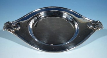 Flaschenuntersetzer, 900er Silber