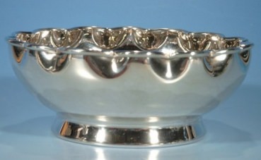 runde Schale, 900er Silber