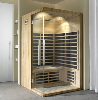 Helo Sun Premium Infrarotkabine Comfort, 120 x 120 cm