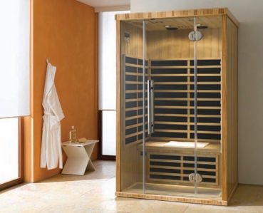 Helo Sun Premium Infrarotkabine Cube 2, 150 x 120 cm