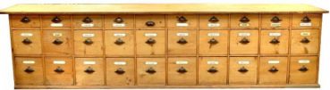 Apotheke, Apothekenschrank mit Tresen, Jugendstil um 1900