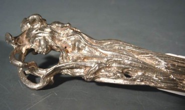 Brief�ffner Jugendstildekor, 800er Silber