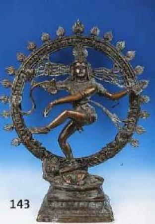 Schiwa-Winadhara-Bronze, S�dostindien, Bronze gegossen