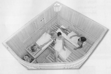 hess-wellness Designsauna Panorama Fichte