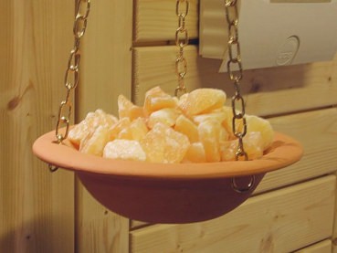 Sauna Duftschale L�yly Renki mit Calcid Kristallen