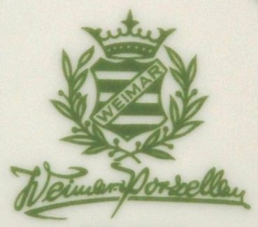 WEIMAR Schale rund, Dekor Rose von Weimar