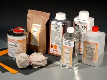 Schellack Politur Set, franz�sische Politur, Polierset, Polieren