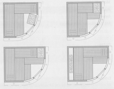 hess-wellness Designsauna Panorama Fichte