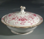 MEISSEN Gem�senapf / Terrine, Indisch purpur reich