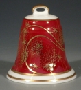REICHENBACH Tischglocke, Rot / Gold