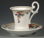 WEIMAR Hochhenkeltasse, Fruchtdekor