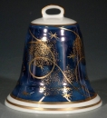 REICHENBACH Weihnachtsglocke, Blau / Gold