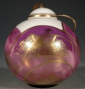REICHENBACH Weihnachtskugel, Violett / Gold