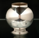 Kugelvase / Vase, 900er Silber