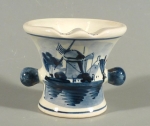 DELFT kleine Vase, Blaumalerei