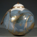 REICHENBACH Weihnachtskugel, T�rkis / Gold