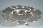 Anbietschale auf 3 F�sschen, 800er Silber