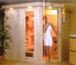 Kn�llwald Helo Sauna Ambiente, 202,5 x 202,5 cm