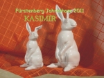 F�RSTENBERG 2x Hase KASIMIR - Jahreshase 2011 & Miniaturhase inclusive Versand